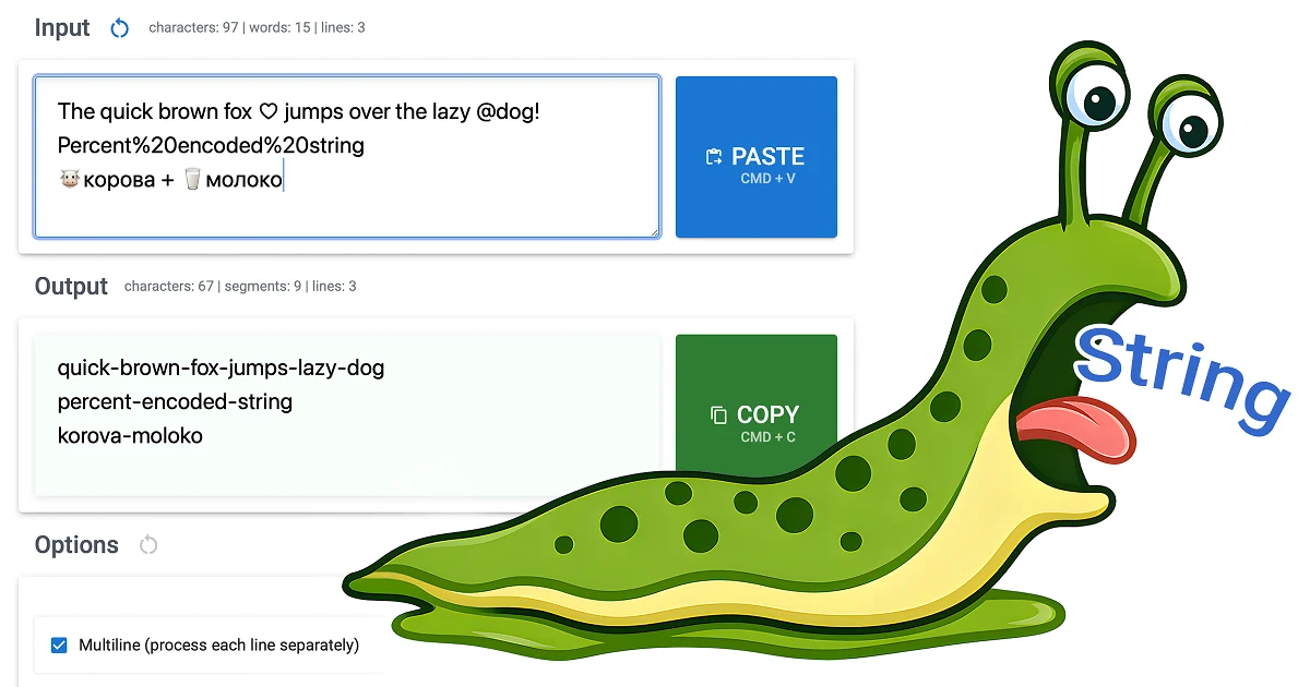 Open Graph thumbnail for sTRING-Slug app.